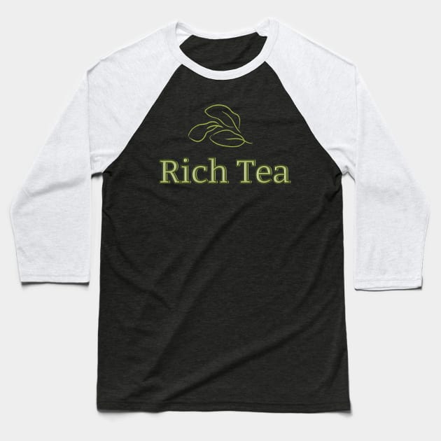 Rich Tea Baseball T-Shirt by BrewBureau